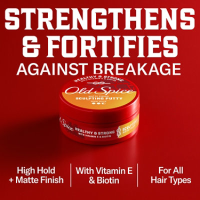 Old Spice Base Hair Styling Putty High Texturize - 2.22 OZ - Image 3