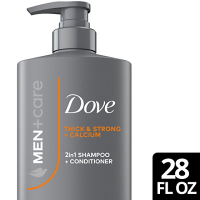 Dove Men Care Shampoo Thick & Strong 28 Fo - 28 FZ - Image 3
