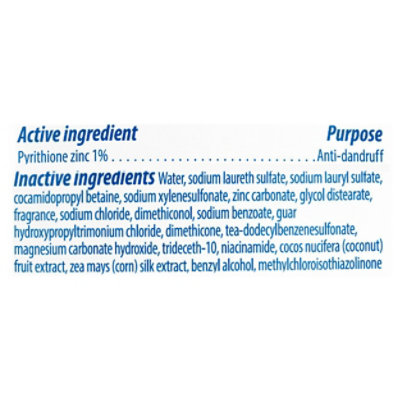 Head & Shoulders Base Shampoo Coconut Anti-dandruff - 370 ML - Image 3