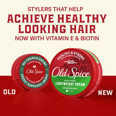 Old Spice Base Hair Styling Cream Flexible Shine - 2.22 OZ - Image 2