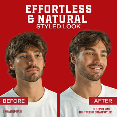 Old Spice Base Hair Styling Cream Flexible Shine - 2.22 OZ - Image 5