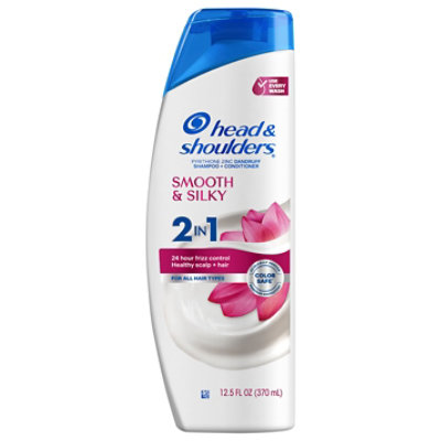 Head & Shoulders Base Shampoo Sleek Straight Anti-dandruff - 12.5 FZ - Image 1