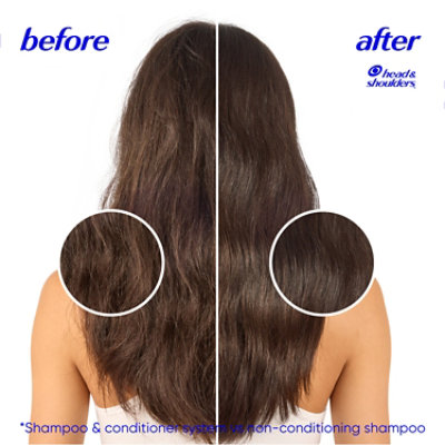 Head & Shoulders Base Shampoo Sleek Straight Anti-dandruff - 12.5 FZ - Image 4