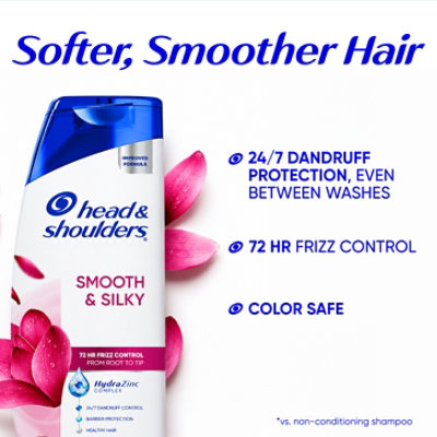Head & Shoulders Base Shampoo Sleek Straight Anti-dandruff - 12.5 FZ - Image 2