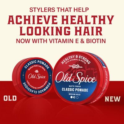 Old Spice Base Hair Styling Pomade Medium Shine - 2.22 OZ - Image 2