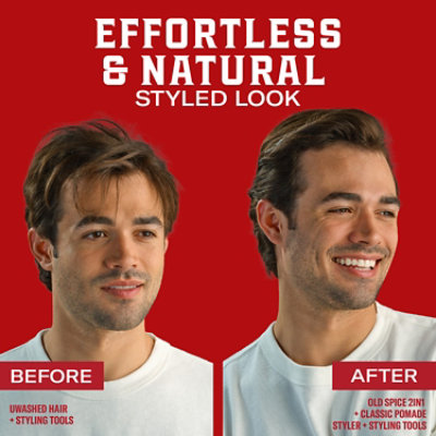 Old Spice Base Hair Styling Pomade Medium Shine - 2.22 OZ - Image 5