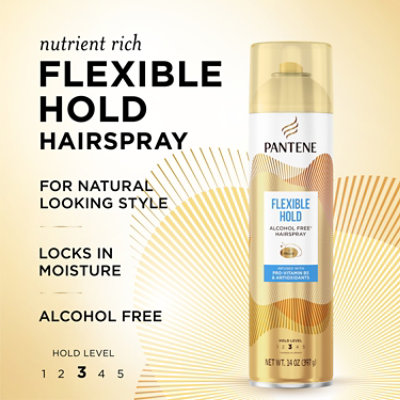 Pantene Base Hair Spray Flexible Regular Scented - 14 OZ - Image 2