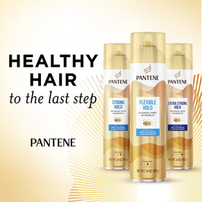 Pantene Base Hair Spray Flexible Regular Scented - 14 OZ - Image 6