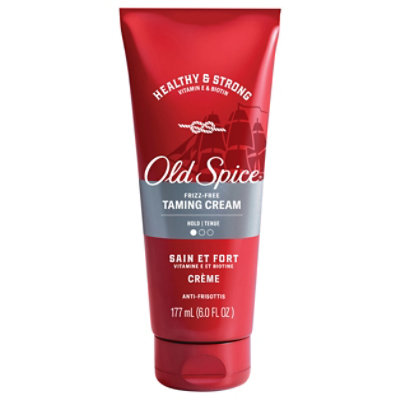 Old Spice Base Hair Styling Cream Medium Frizz Control - 6 FZ