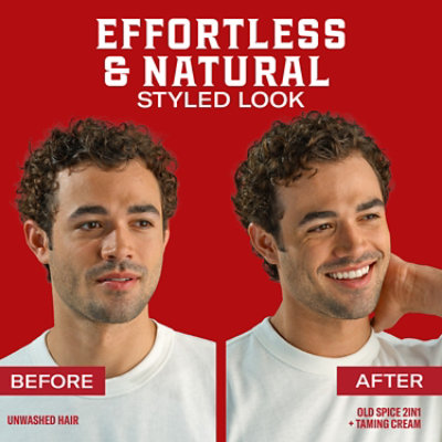 Old Spice Base Hair Styling Cream Medium Frizz Control - 6 FZ - Image 5