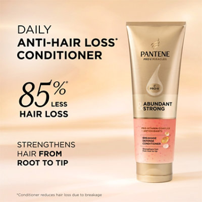 Pantene Pro-v Miracles Hair Conditioner Breakage Defense Rinse Off - 8 FZ - Image 2