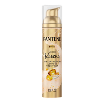 Pantene Miracle Rescue Hair Treatments Treatment Leave In Treatment - 3.38 FZ - Image 1