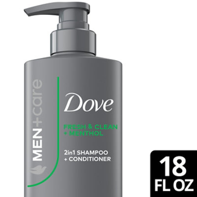 Dove Men Care Shampoo Fresh Clean 18 Fo - 18 FZ - Image 1