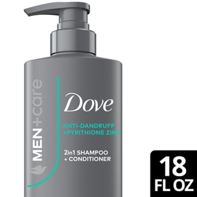 Dove Men Plus Care Shampoo Defense 18 Fo - 18 FZ - Image 1