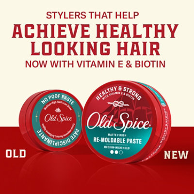 Old Spice Base Hair Styling Paste High Texturize - 2.22 OZ - Image 2