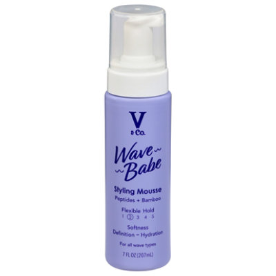 V&co Wave Babe Wavy Hair Mousse - 7 FZ - Image 1