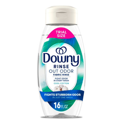 Downy Rinse Out Odor Fabric Rinse, Cool Cotton - 16 Fl. Oz. - 16 FZ - Image 1