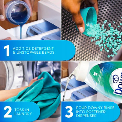 Downy Rinse Out Odor Fabric Rinse, Cool Cotton - 16 Fl. Oz. - 16 FZ - Image 7