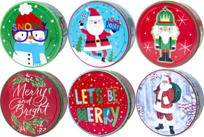 Lindy Bowman Round Cookie Tin Size 3 - Each - Image 1