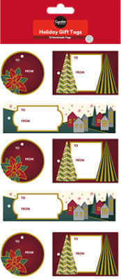 Ssel Handmade Holiday Tags Trad - 12 CT - Image 1
