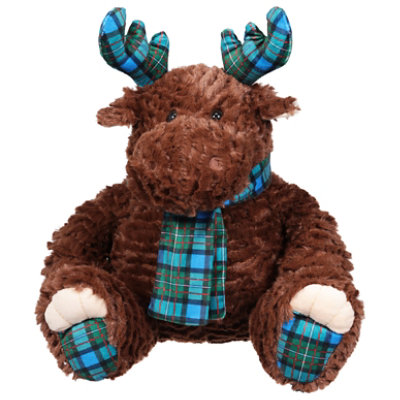 Signature Select 12 Inch Plaid Chubby Moose - Each - Image 2