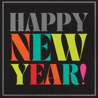 Signature Select Celebrate 2026 Lunch Napkins - 16 Count - Image 1