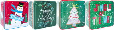 Lindy Bowman Square Holiday Tin Size 2 - Each - Image 1
