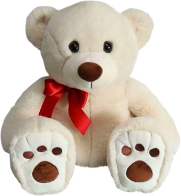 Signature Select 15 Inch Beige Bear with Ribbon - Each - Image 1
