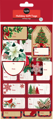 Signature Select Fancy Holiday Gift Tags - 34 Count - Image 1