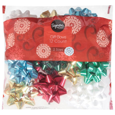 Ssel Gift Bow Bag Shiny - 12 CT - Image 1