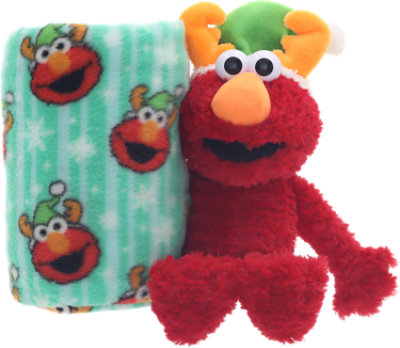 Dan Dee Holiday Elmo Plush With Blanket - Each - Image 1