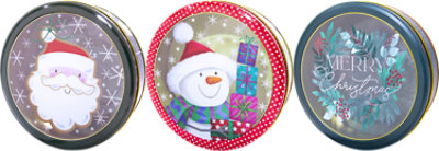 Lindy Bowman Round Tin With Window Lid Size 2 - Each - Image 1