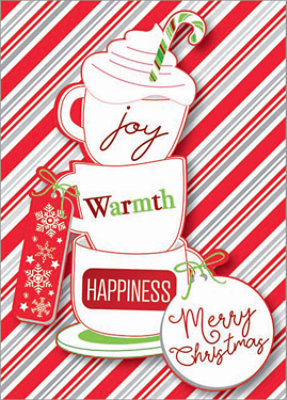 Signature Select Handmade Joy Warmth Happiness Boxed Cards - 8 Count - Image 1
