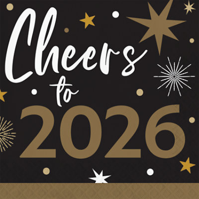 Ssel New Year Cheers Lunch Napkins - 16 CT - Image 1