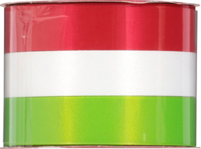 Signature Select 30 Feet Red/Lime/White Ribbon Roll - Each - Image 3