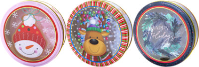 Lindy Bowman Round Tin With Window Lid Size 1 - Each - Image 1