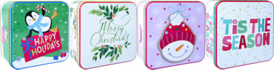 Lindy Bowman Square Holiday Tin Size 1 - Each - Image 1