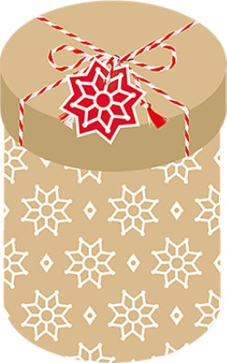 Signature Select White 4.5 Inch Round Goodie Box - Each - Image 1