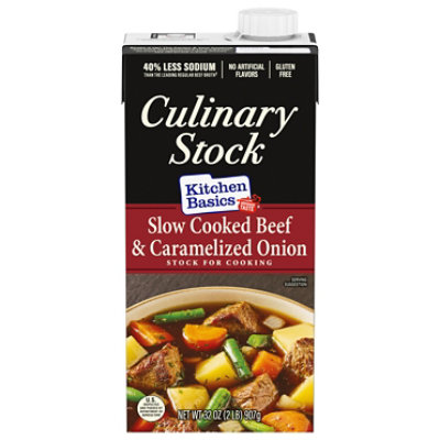 Kitchen Basics Slow Cooked Beef and Onion Culinary Stock - 32 Oz - Image 4