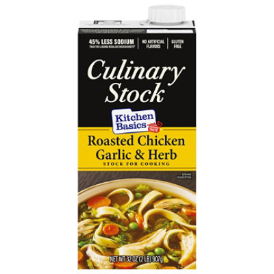 Kitchen Basics Roasted Chicken Garlic and Herb Culinary Stock - 32 Oz - Image 4