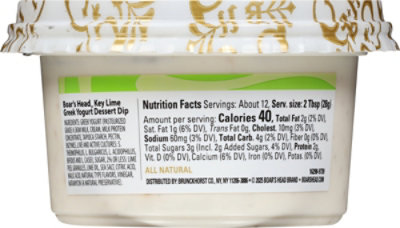 Boars Head Key Lime Greek Yogurt Dessert Dip - 12 OZ - Image 6