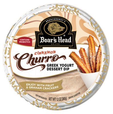 Boars Head Cinnamon Churro Greek Yogurt Dessert Dip - 12 OZ - Image 1