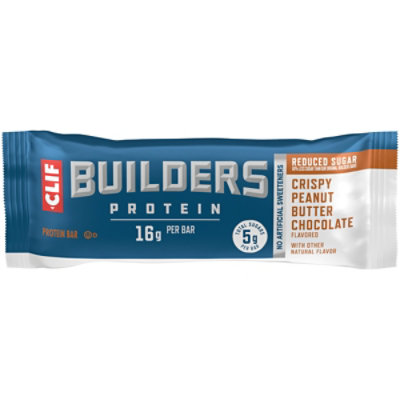 Clif Builders Crispy Peanut Butter Chocolate Flavored Protein Bar 1.97 Oz - 1.97 OZ - Image 1