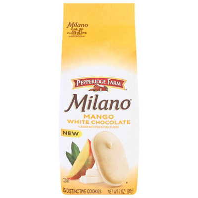 Pep Farm Milano White Chocolate Mango 7oz - 7 OZ - Image 1