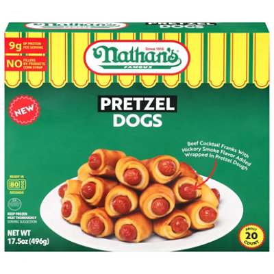 Nathan's Mini Pretzel Dog - 17.5 OZ - Image 2