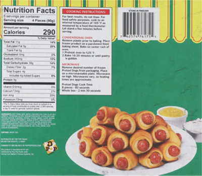 Nathan's Mini Pretzel Dog - 17.5 OZ - Image 5