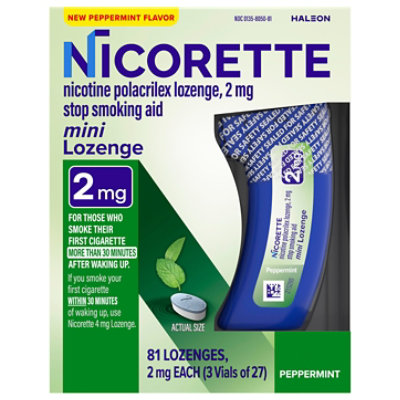 Nicorette Mini Mint 2mg - 81 CT - Image 2