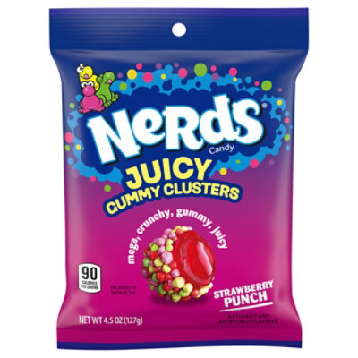 Nerds Juiced Clusters Peg Bag 4.5z - 4.5 OZ - Image 2