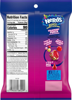 Nerds Juiced Clusters Peg Bag 4.5z - 4.5 OZ - Image 5