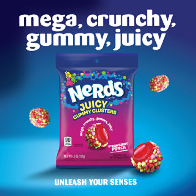 Nerds Juiced Clusters Peg Bag 4.5z - 4.5 OZ - Image 3